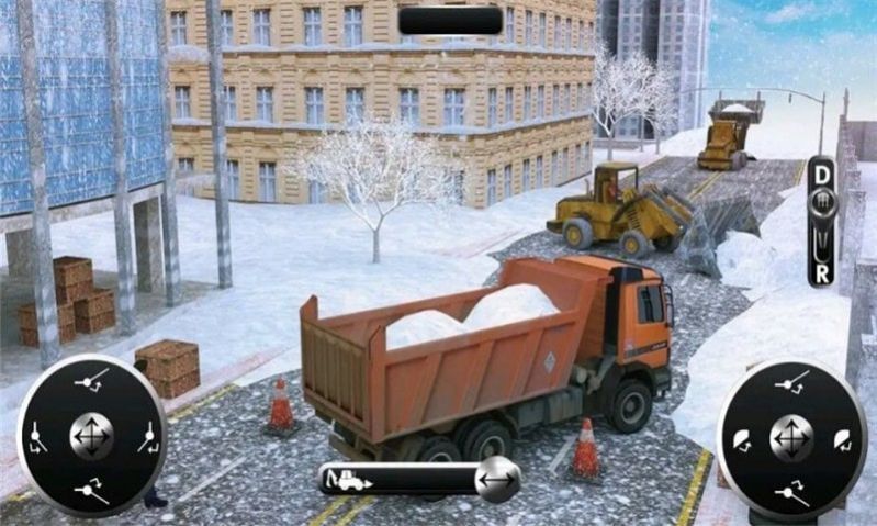 模拟铲雪车